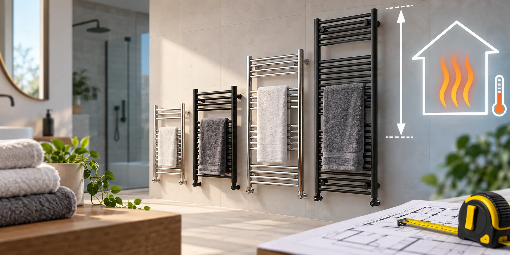 What Size Towel Rail Do I Need? A BTU Guide for Cold Bathrooms