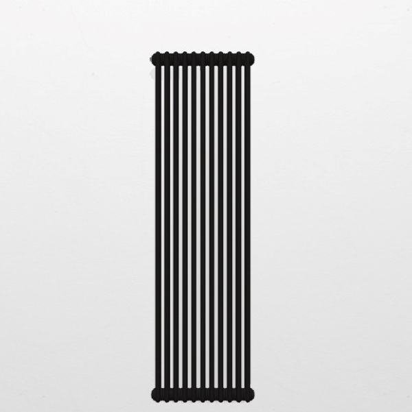 1800mm High Black Column Radiator