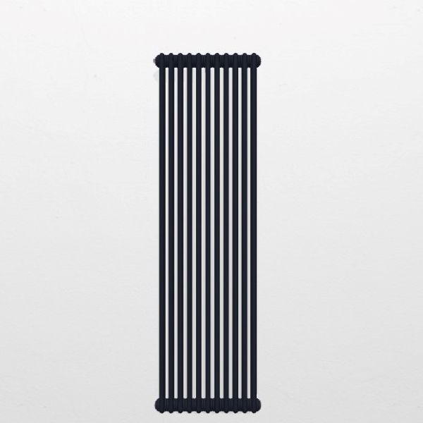 1800mm High Dark Blue Column Radiator